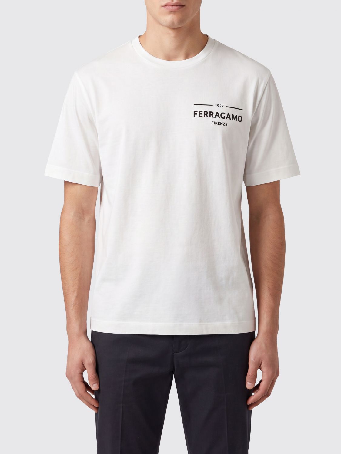 FERRAGAMO T-Shirt Uomo colore Bianco