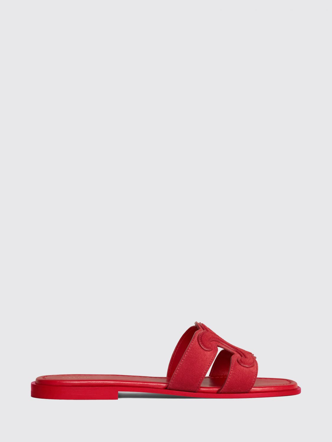Celine Heeled Sandal Woman color Red