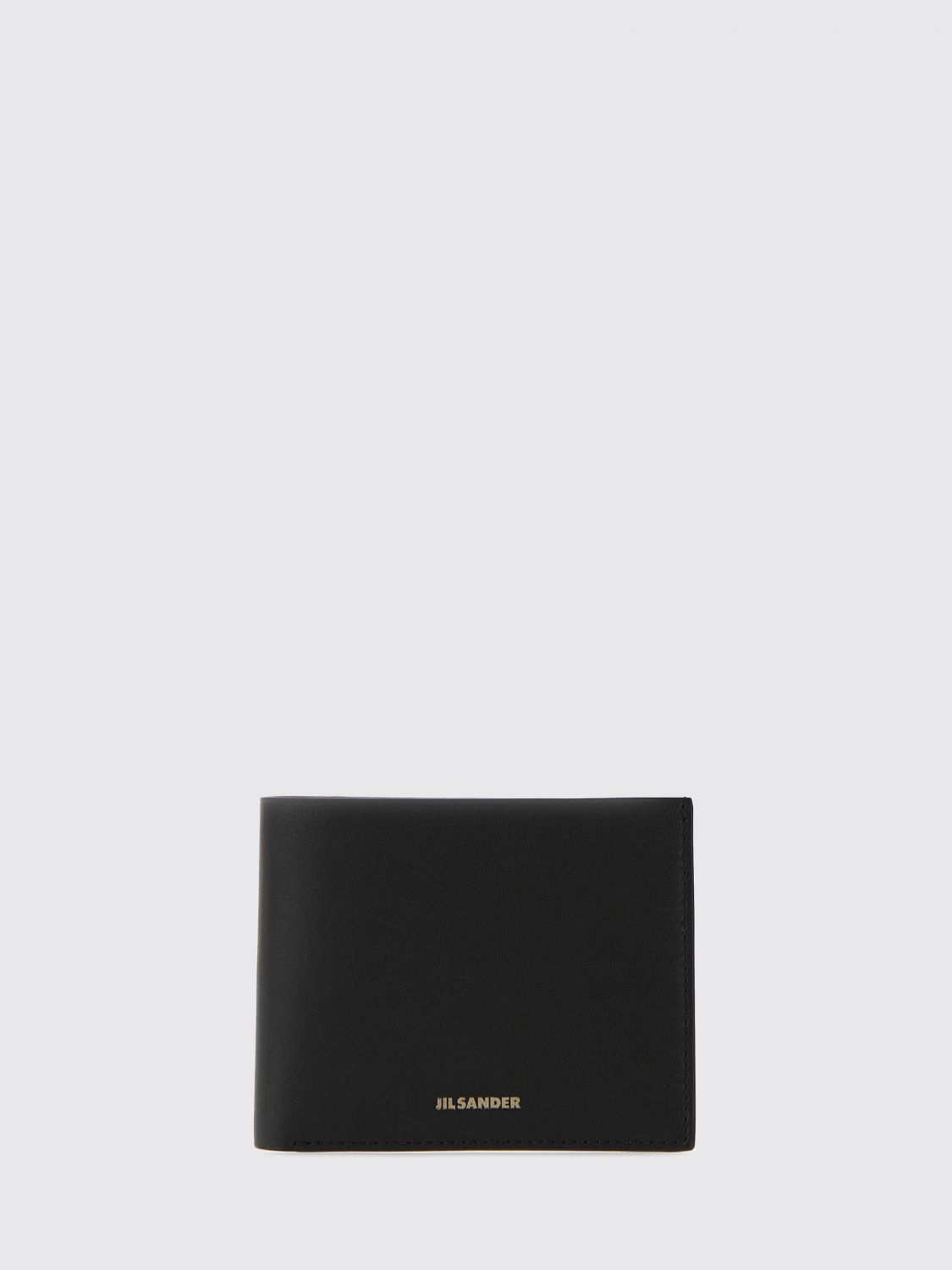 Jil Sander JIL SANDER Bifold Wallet in Calf Leather with a Foiled Logo　JIL SANDER 箔押しロゴ入りカーフレザー二つ折り財布