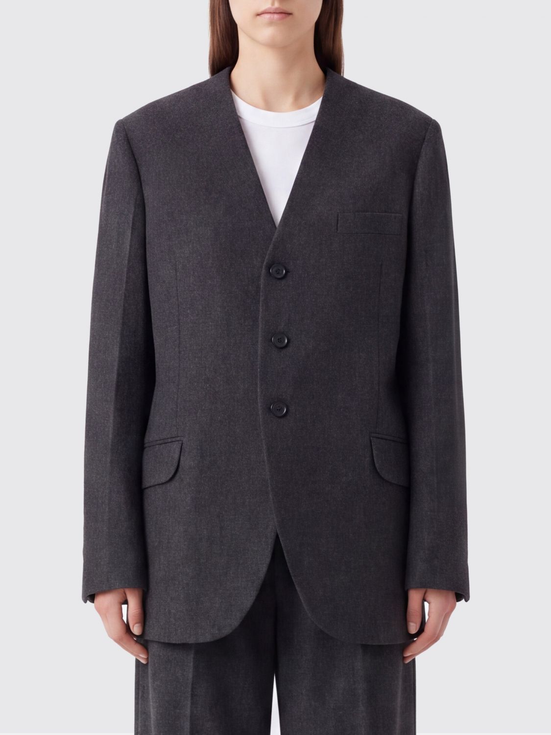 JIL SANDER Jacket Woman color Grey