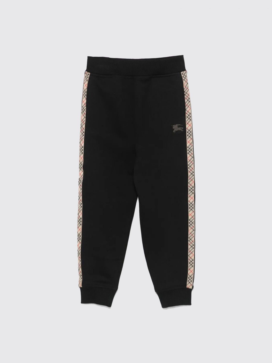 BURBERRY Boy's Cotton Jogging Trousers with Embroidered EKD Logo　BURBERRY ボーイズ コットン ジョギング パンツ EKD ロゴ刺繍 BURBERRY