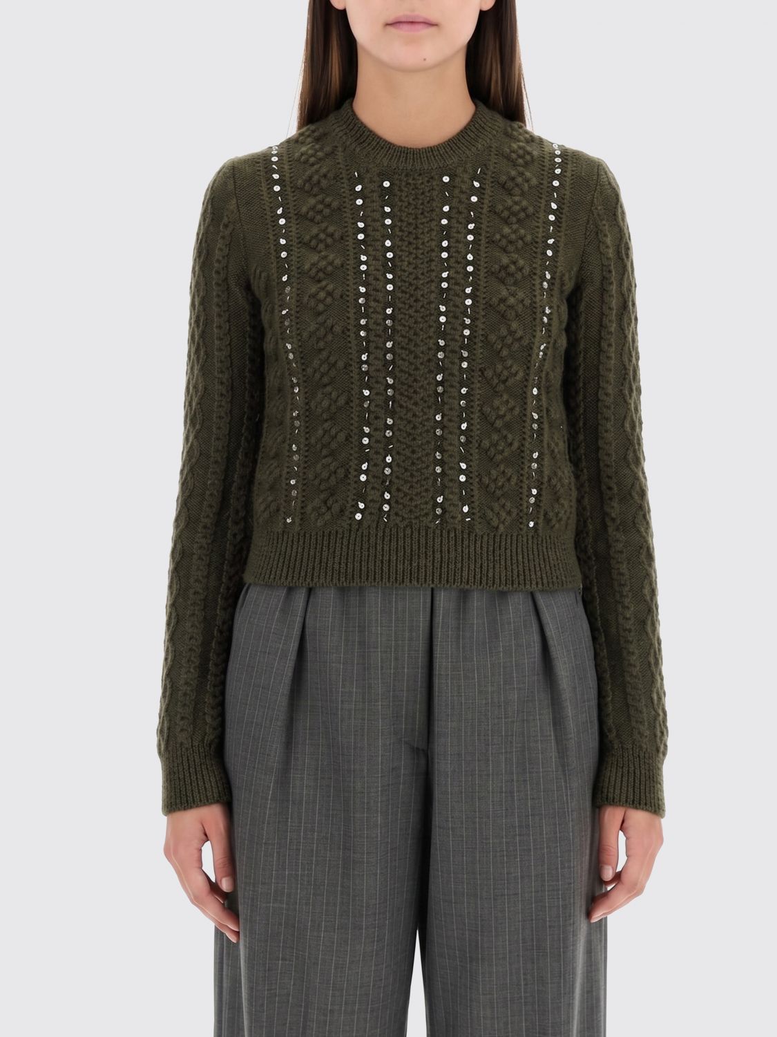 JIL SANDER Sweater Woman color Green