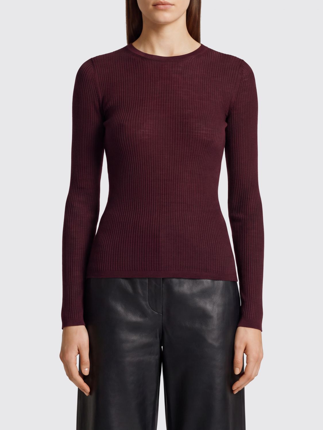 JIL SANDER Sweater Woman color Cherry