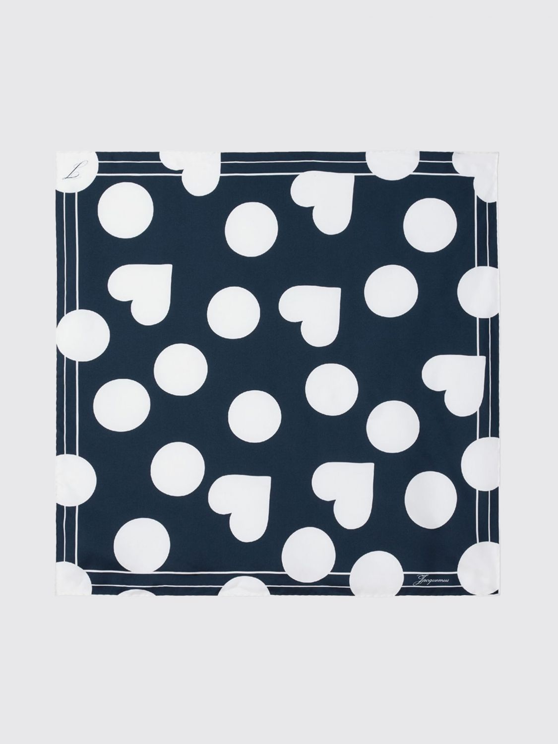 JACQUEMUS Scarf Woman color Blue