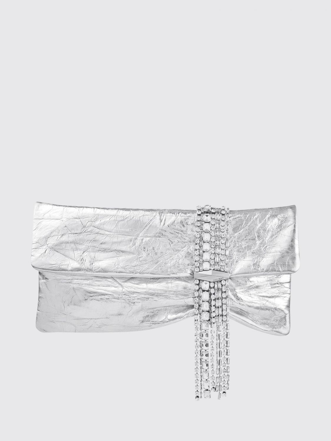 JIMMY CHOO Mini Bag Woman color Silver