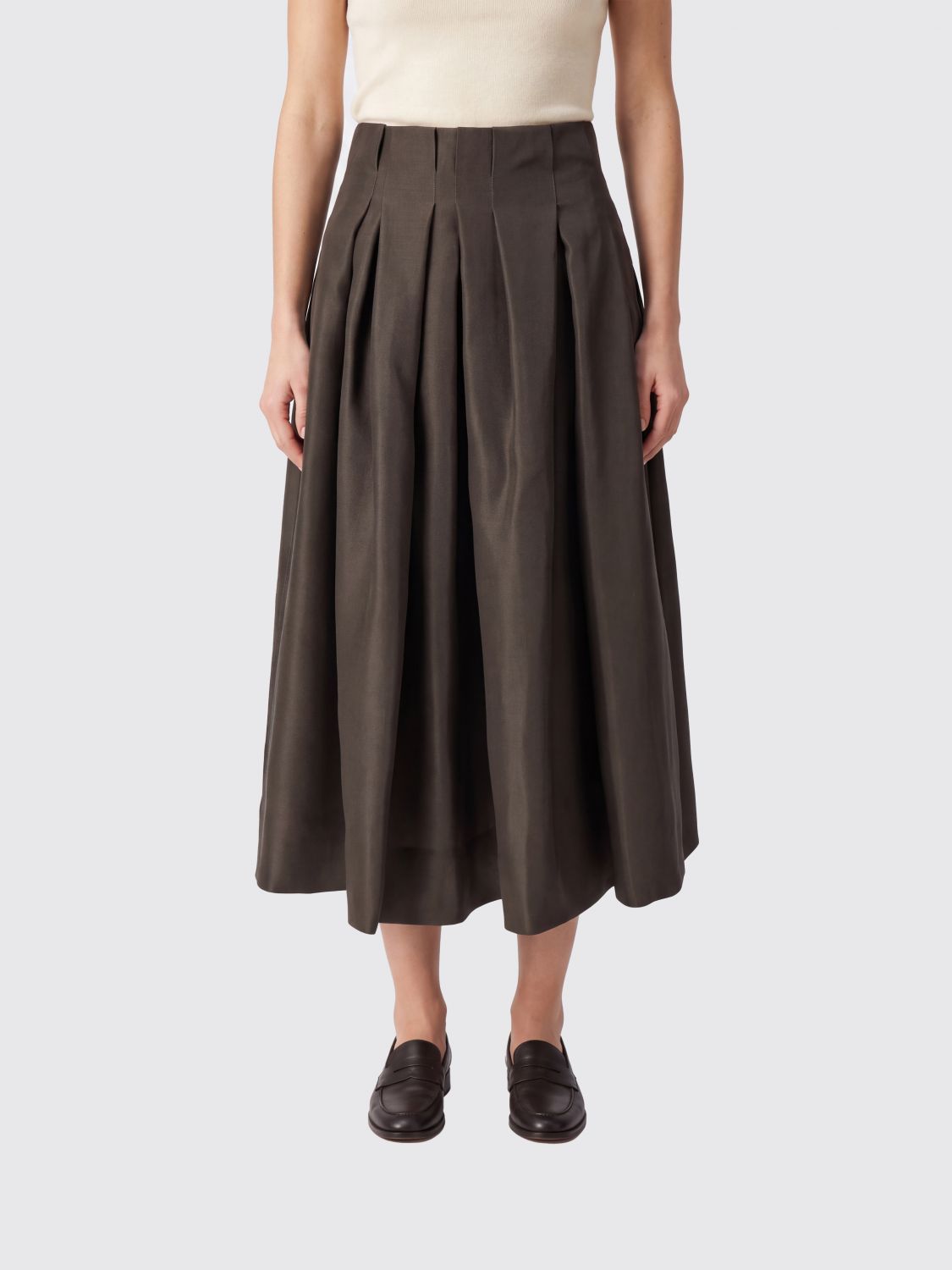 KHAITE Skirt Woman color Brown