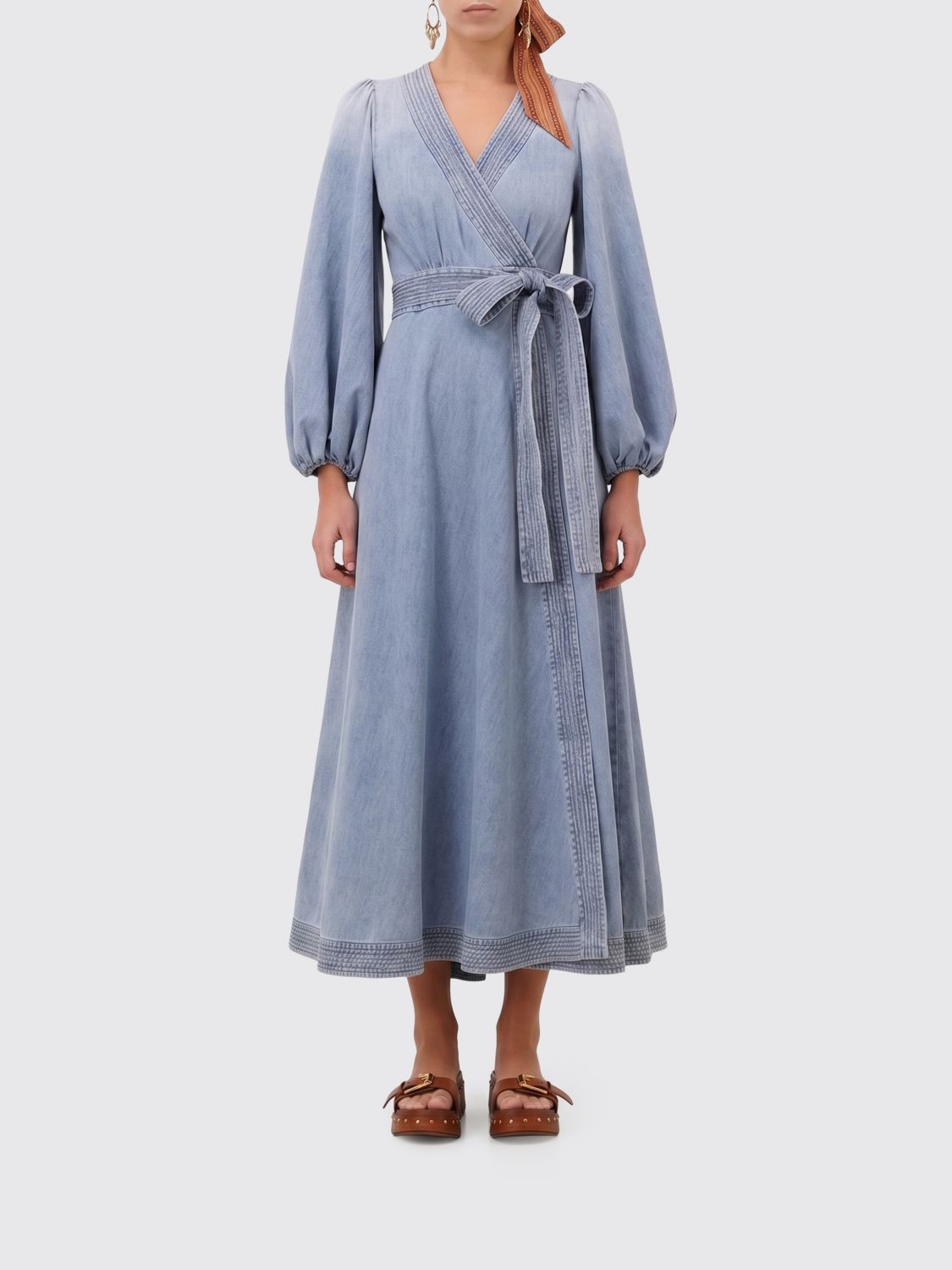 ZIMMERMANN Kleid Damen Farbe Blau