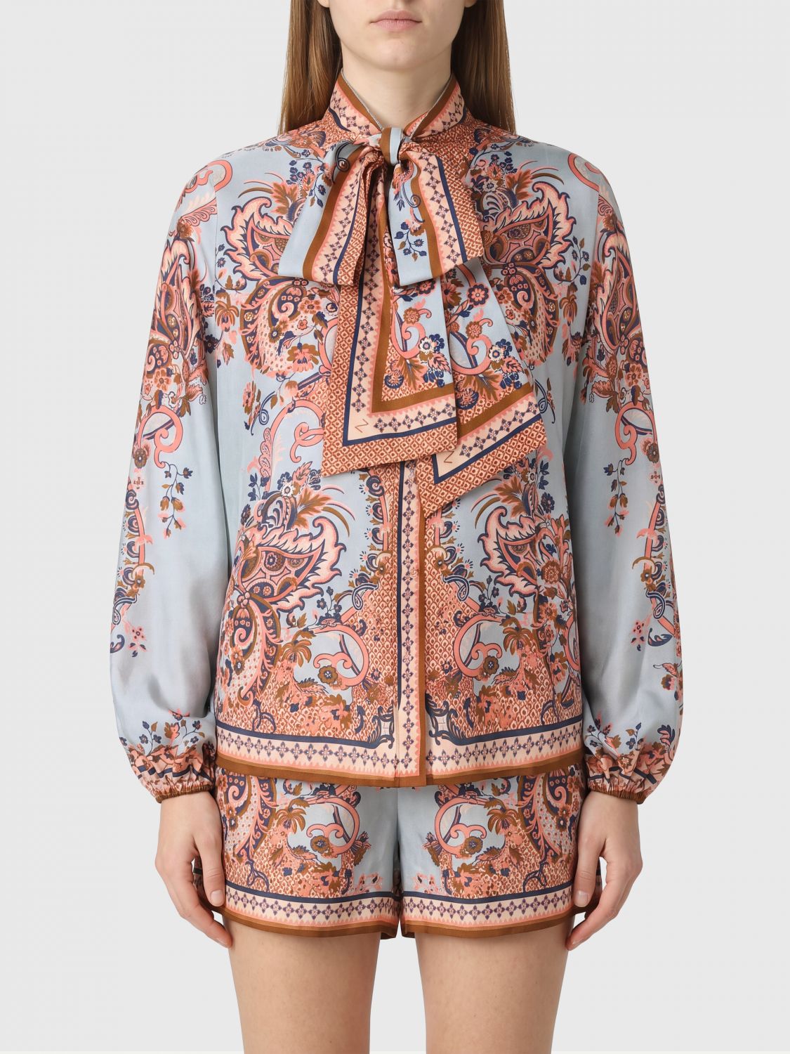ZIMMERMANN Shirt Woman color Blue