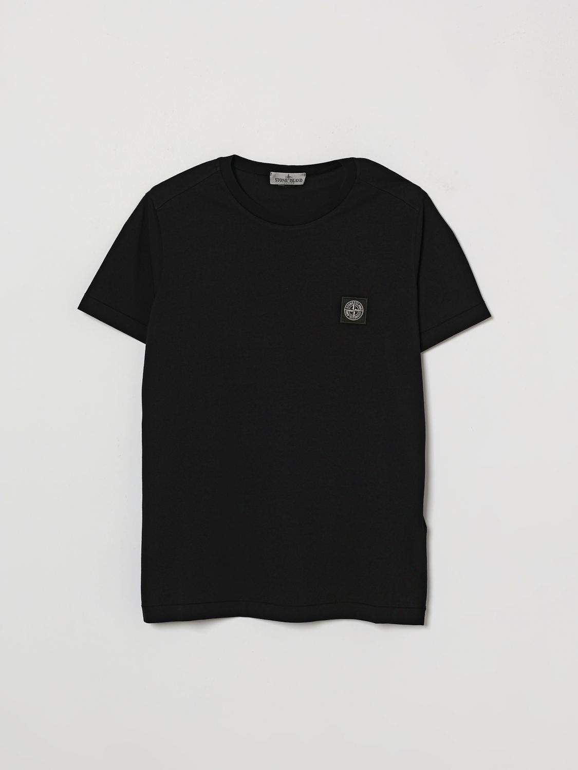 STONE ISLAND JUNIOR Baumwoll-T-Shirt für Jungen mit Compass-Logo
