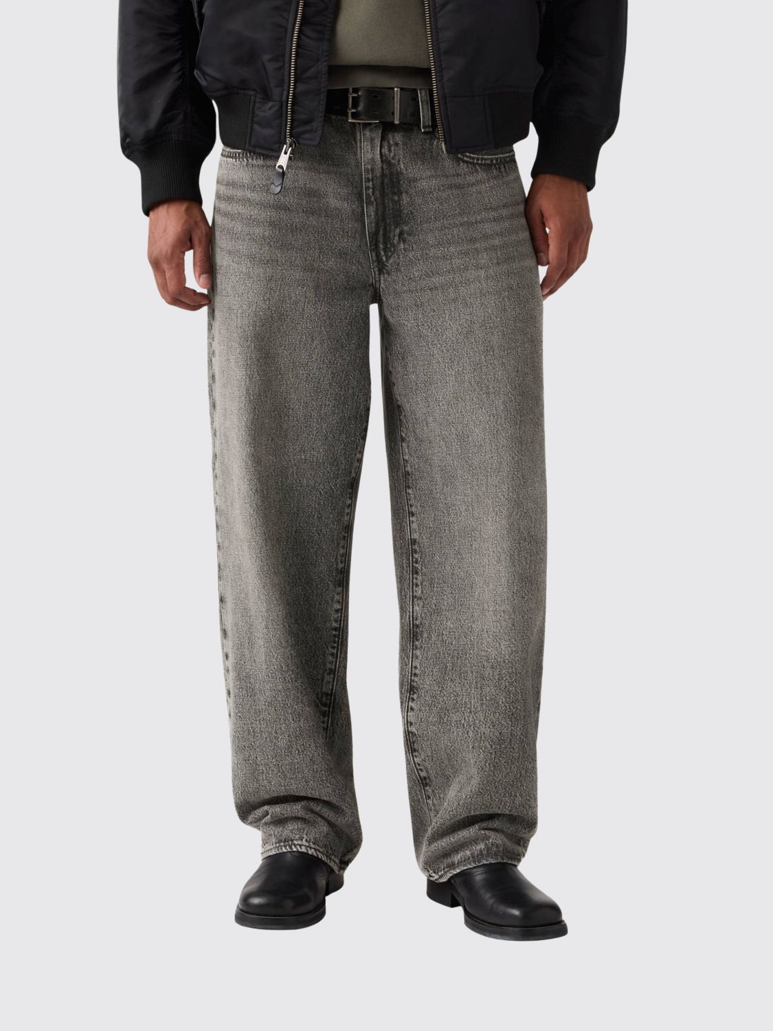 LEVI'S Jeans 578 a gamba larga in denim stretch a vita media