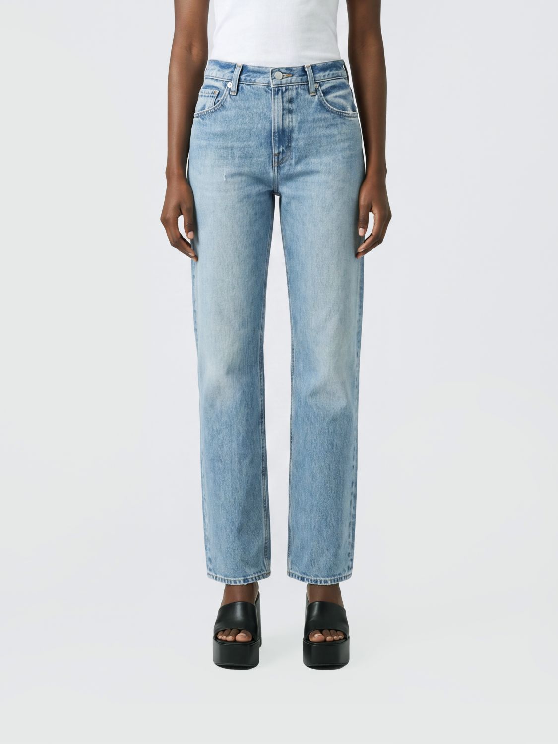 HAIKURE Jeans Woman color Denim