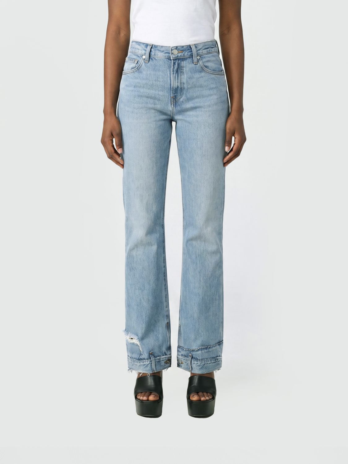 HAIKURE Jeans Woman color Denim