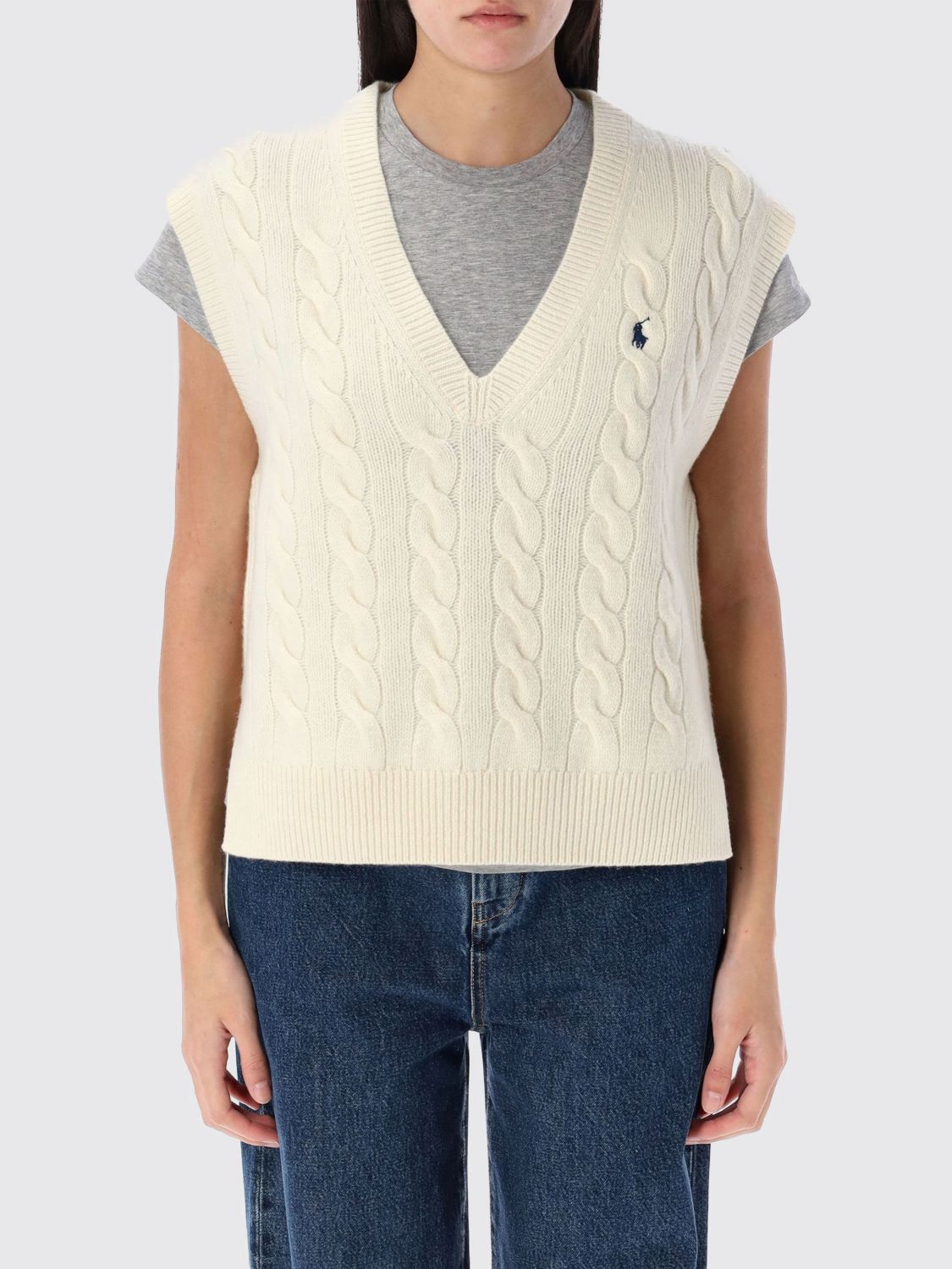 POLO RALPH LAUREN Maglia Donna colore Bianco