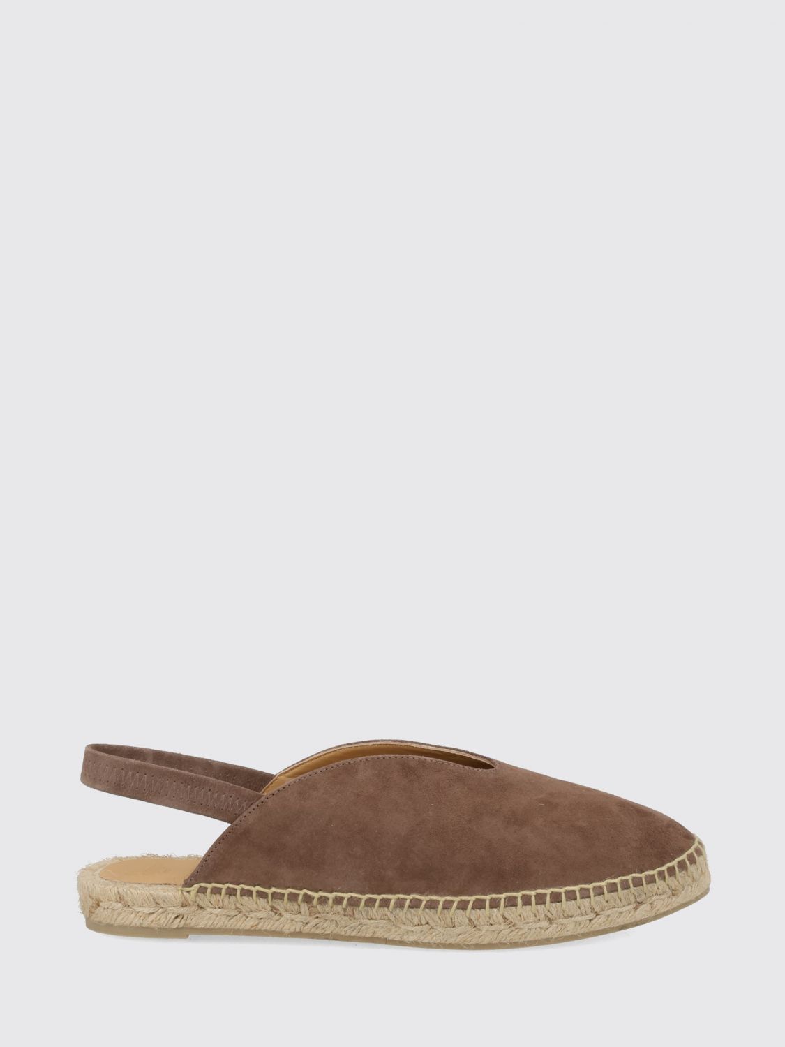 CASTAÑER Rania Suede Slingback Espadrilles with Low Heel