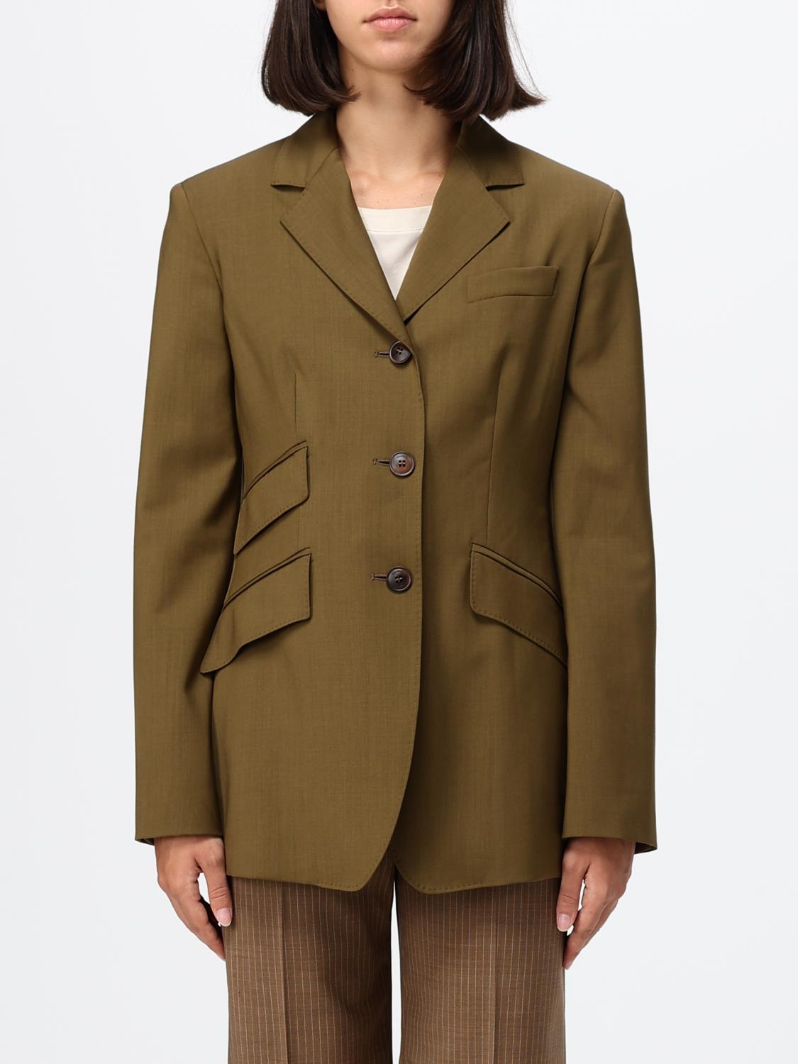 MAX MARA Jacket Woman color Brown