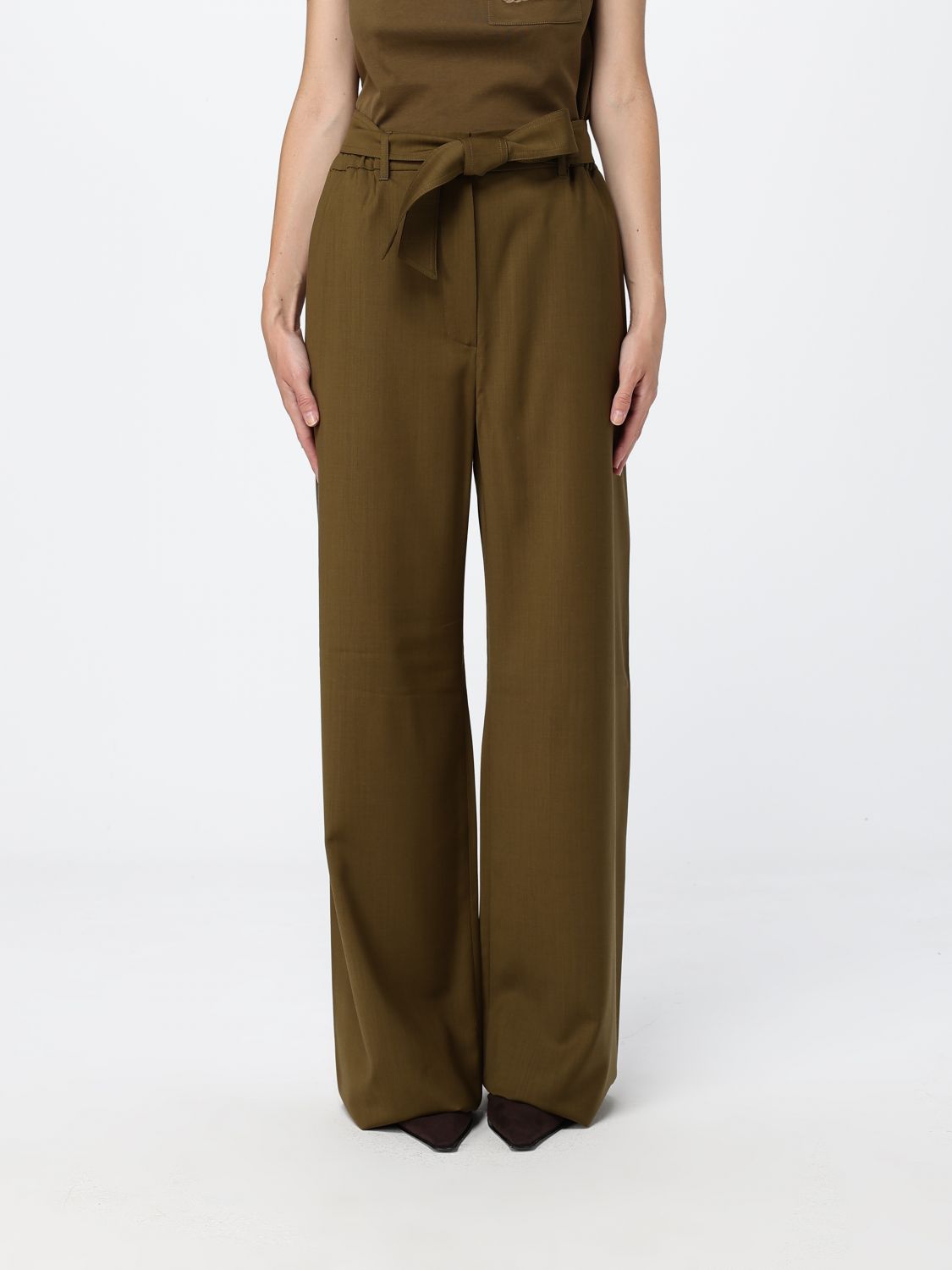 MAX MARA Pants Woman color Brown