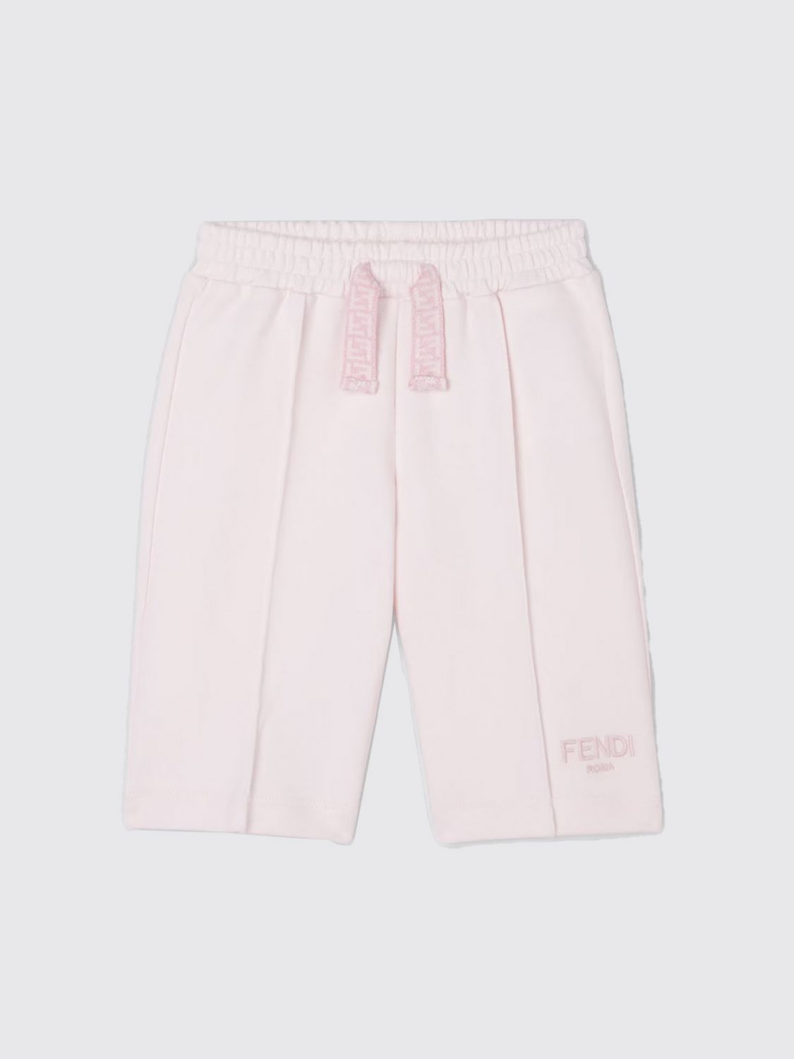 FENDI Pantaloni sportivi da bambino in cotone con vita elasticizzata