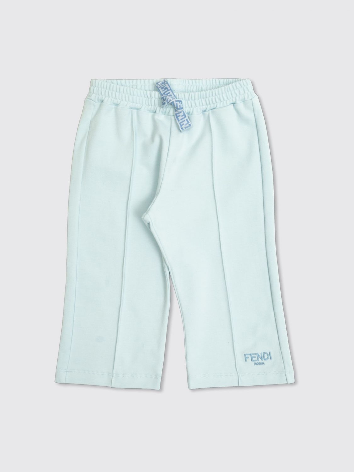 FENDI Pantaloni sportivi da bambino in cotone con vita elasticizzata