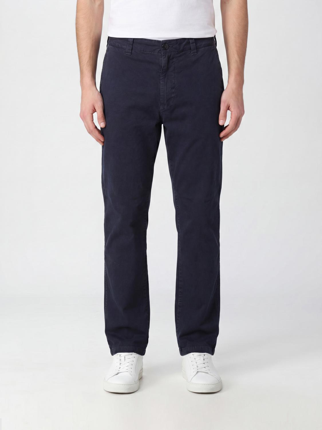 STONE ISLAND Pantaloni slim fit in cotone stretch con passanti per cintura e tasche America