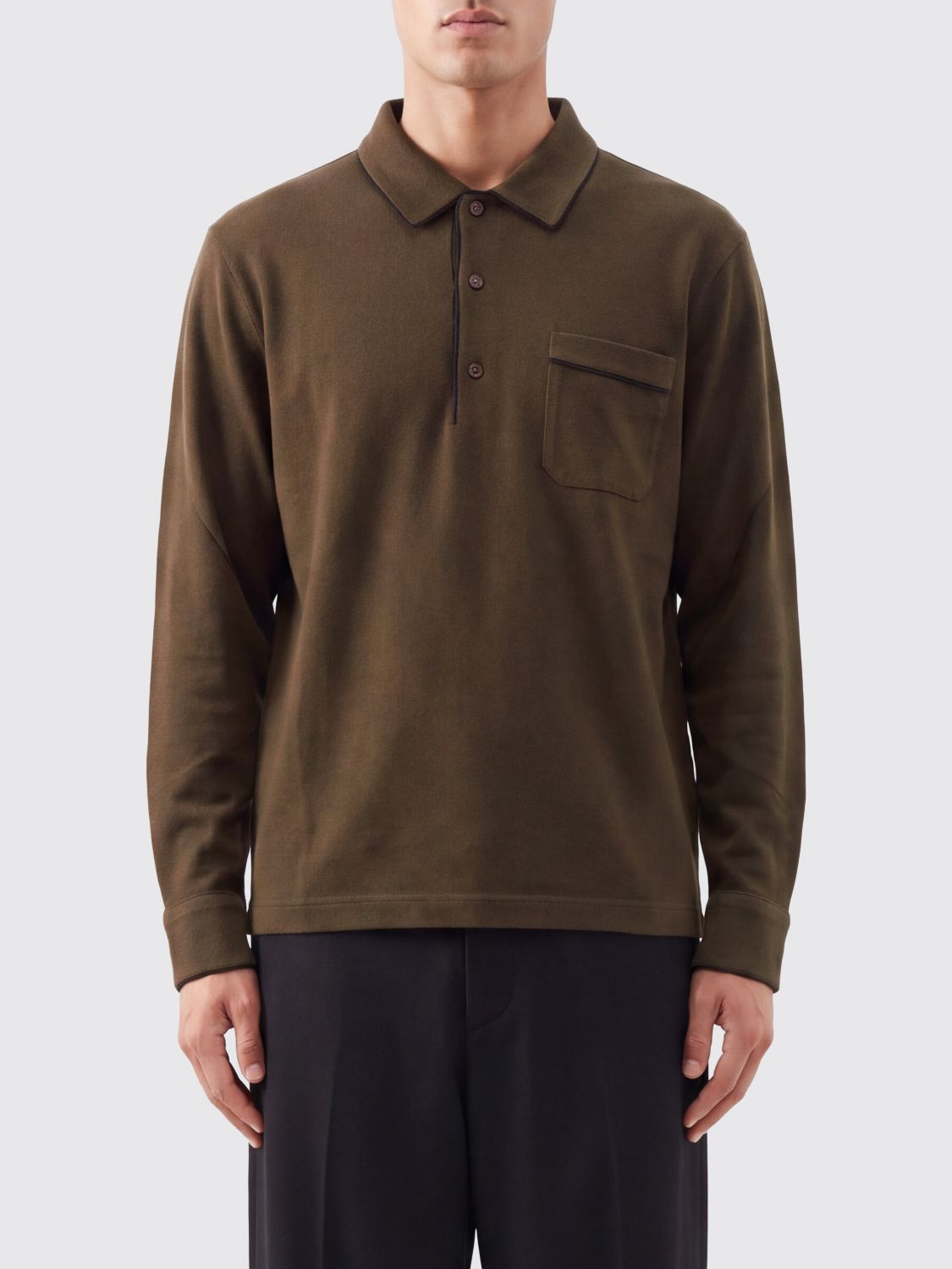 TOM FORD Polo Shirt Men color Brown