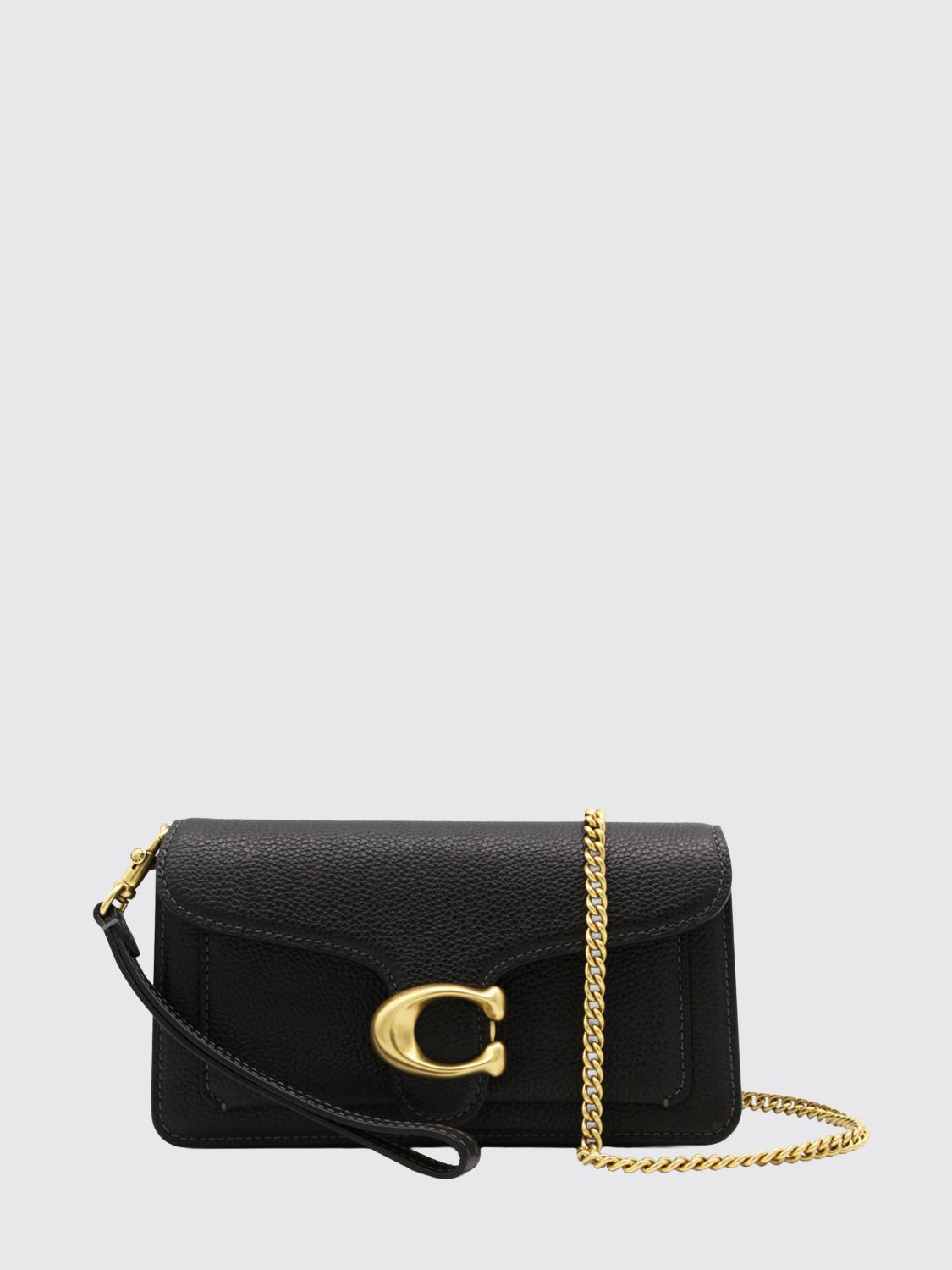 COACH Pouch Tabby in pelle martellata