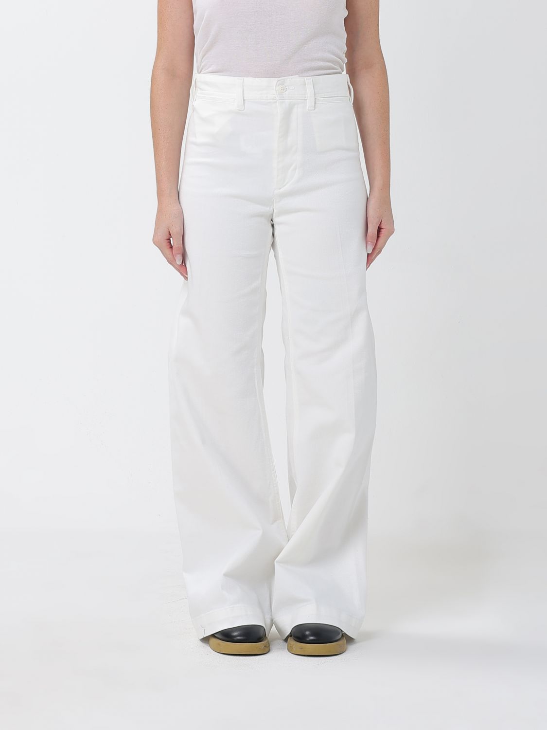 POLO RALPH LAUREN Pants Woman color White