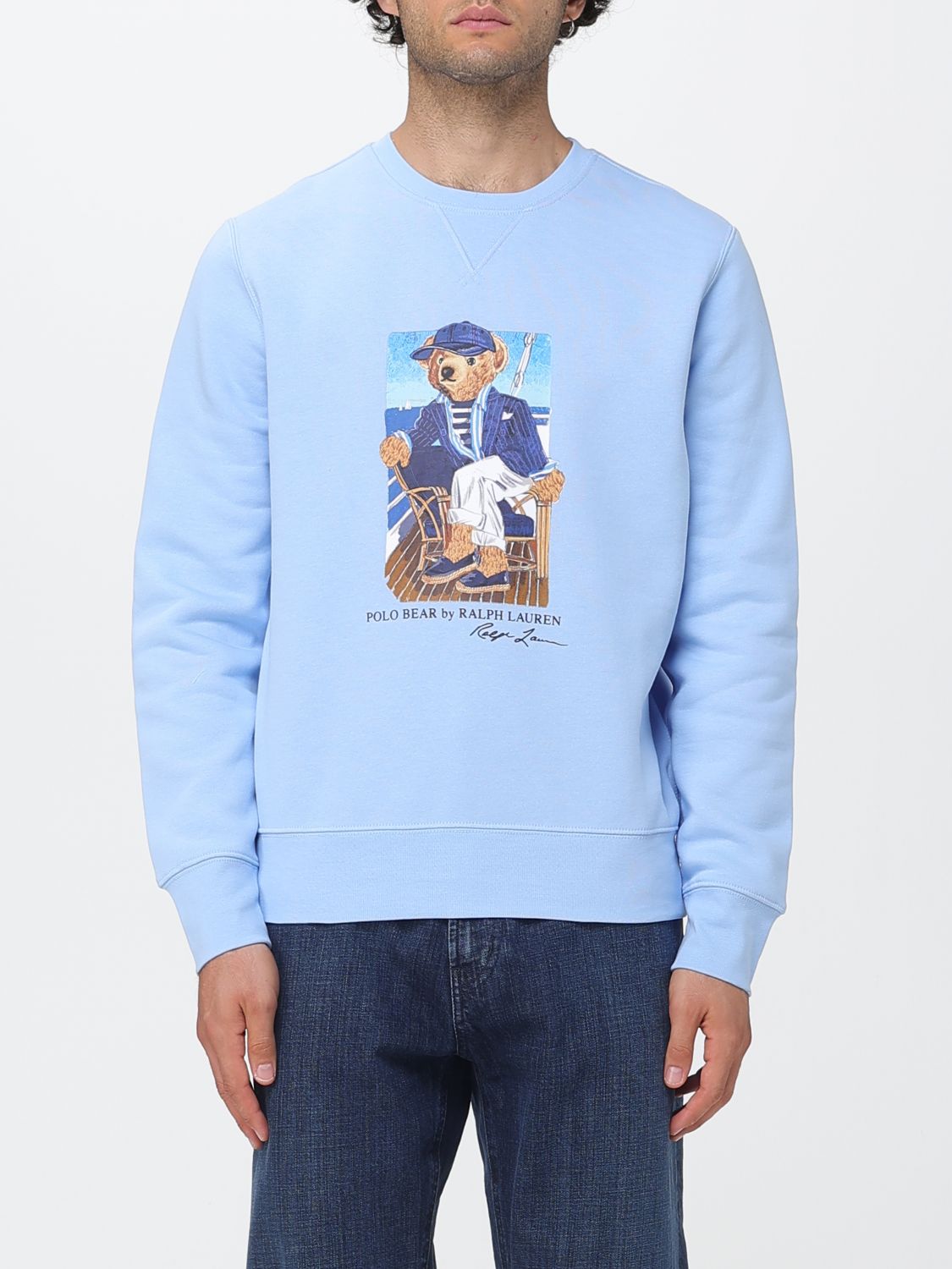 POLO RALPH LAUREN Sweatshirt Men color Blue