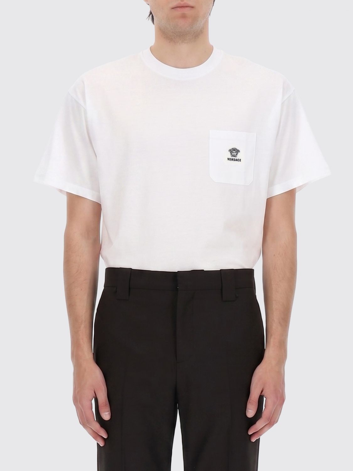 VERSACE T-Shirt Uomo colore Bianco