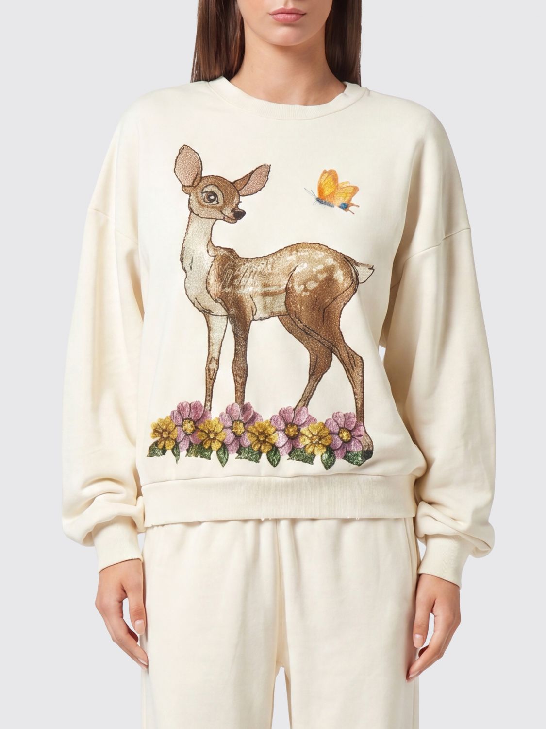 PHILIPP PLEIN Sweatshirt Woman color Beige