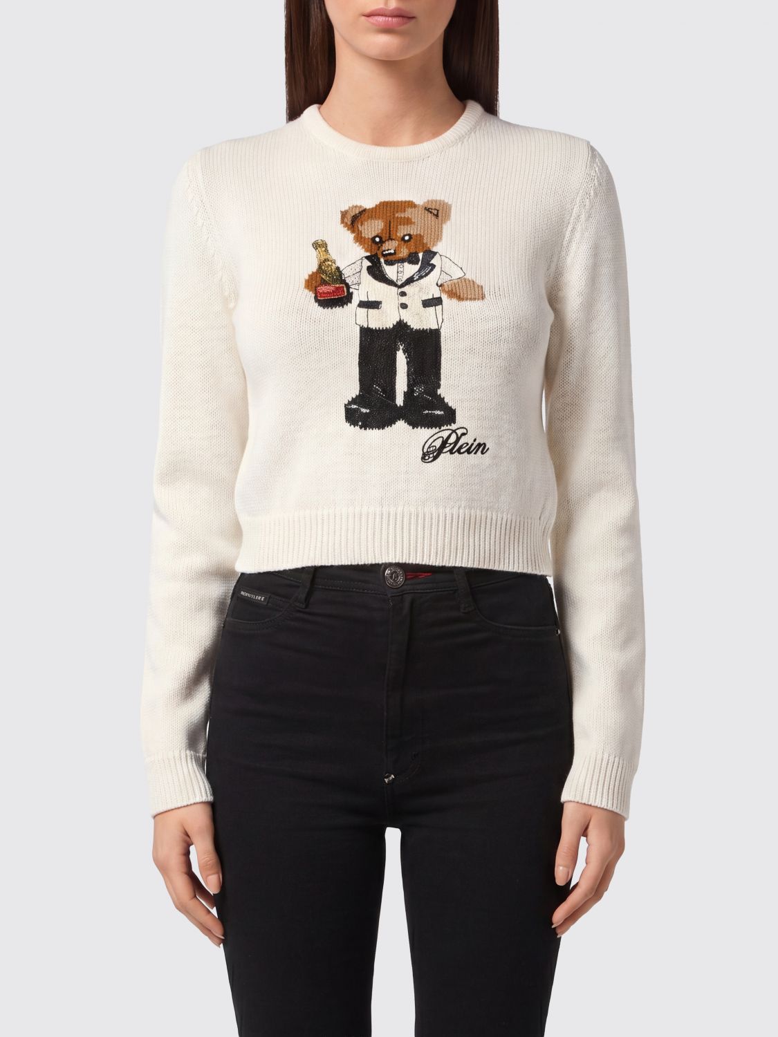 PHILIPP PLEIN Maglia Donna colore Bianco