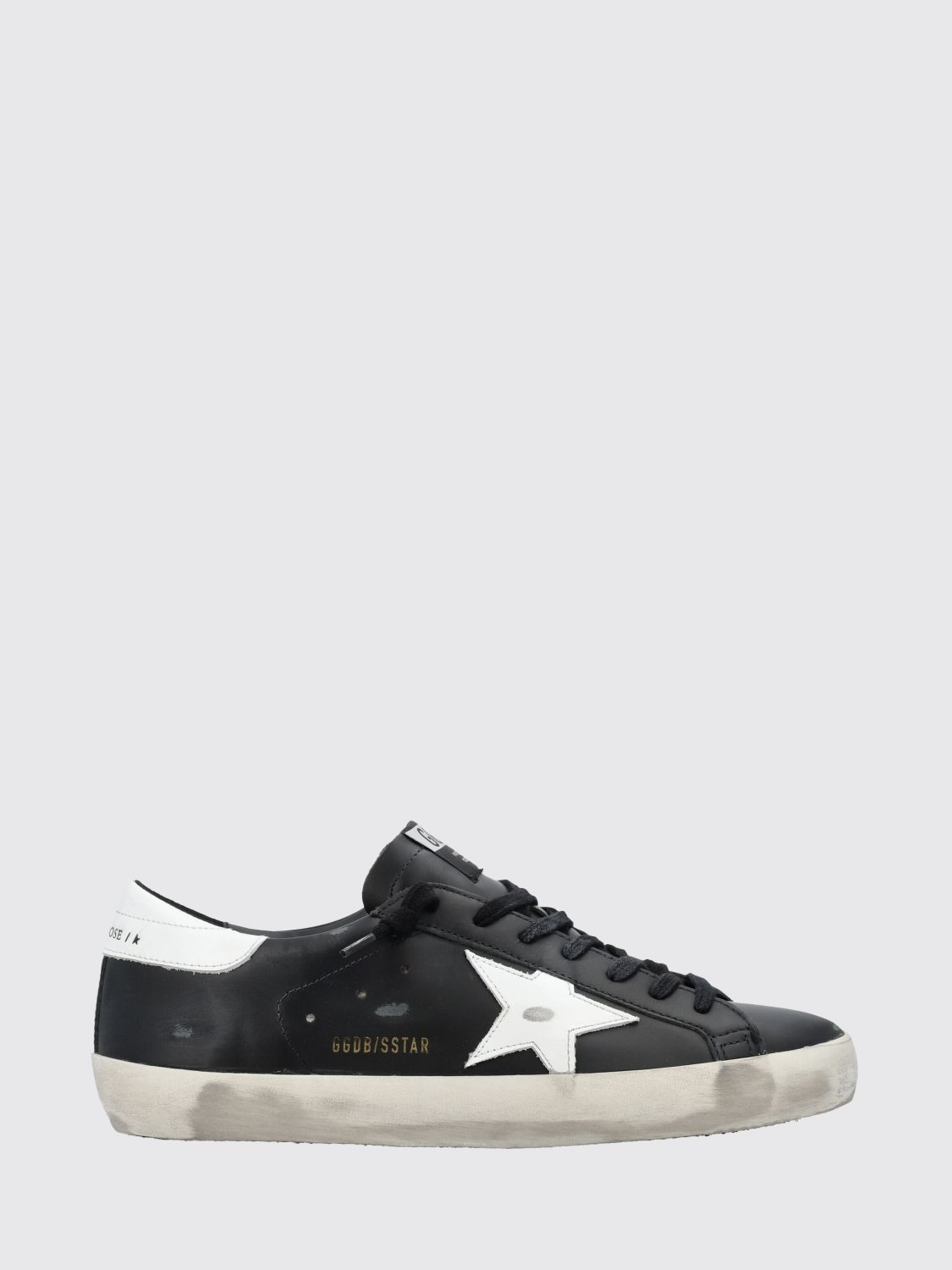 GOLDEN GOOSE Super-Star Sneakers für Herren aus Kalbsleder im Used-Look