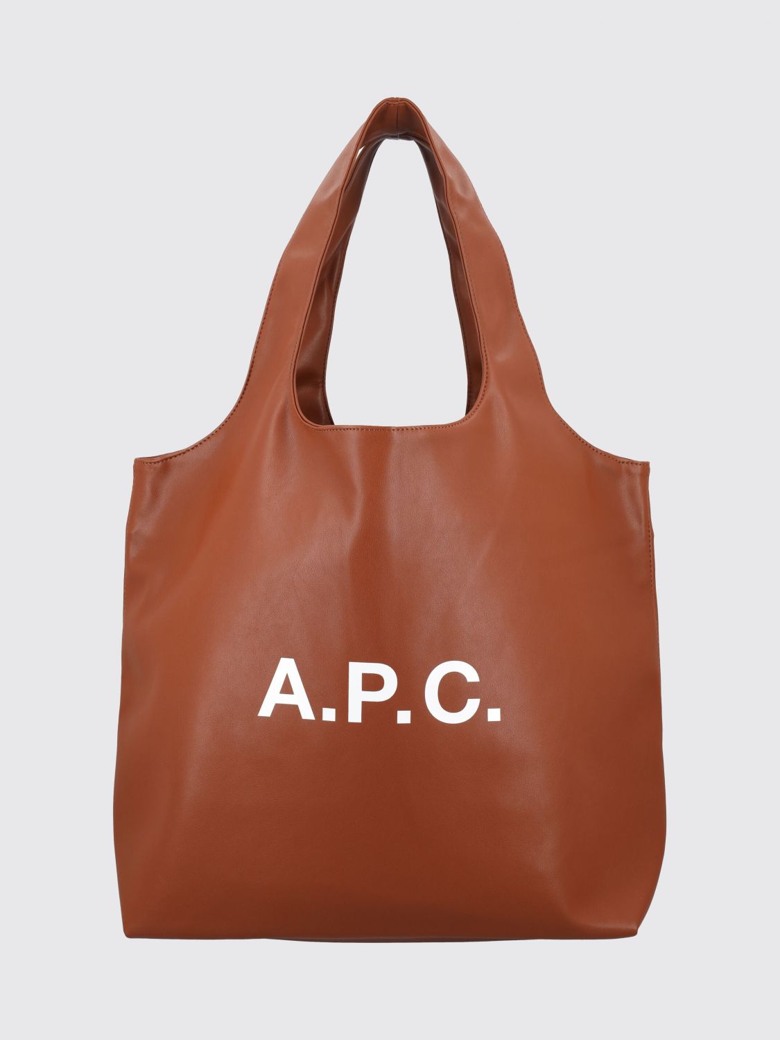 A. P.C. Large Ninon Tote Bag in Recycled Materials with Printed Logo　A.P.C.プリントロゴ入りリサイクル素材製ニノン ラージ トートバッグ A.