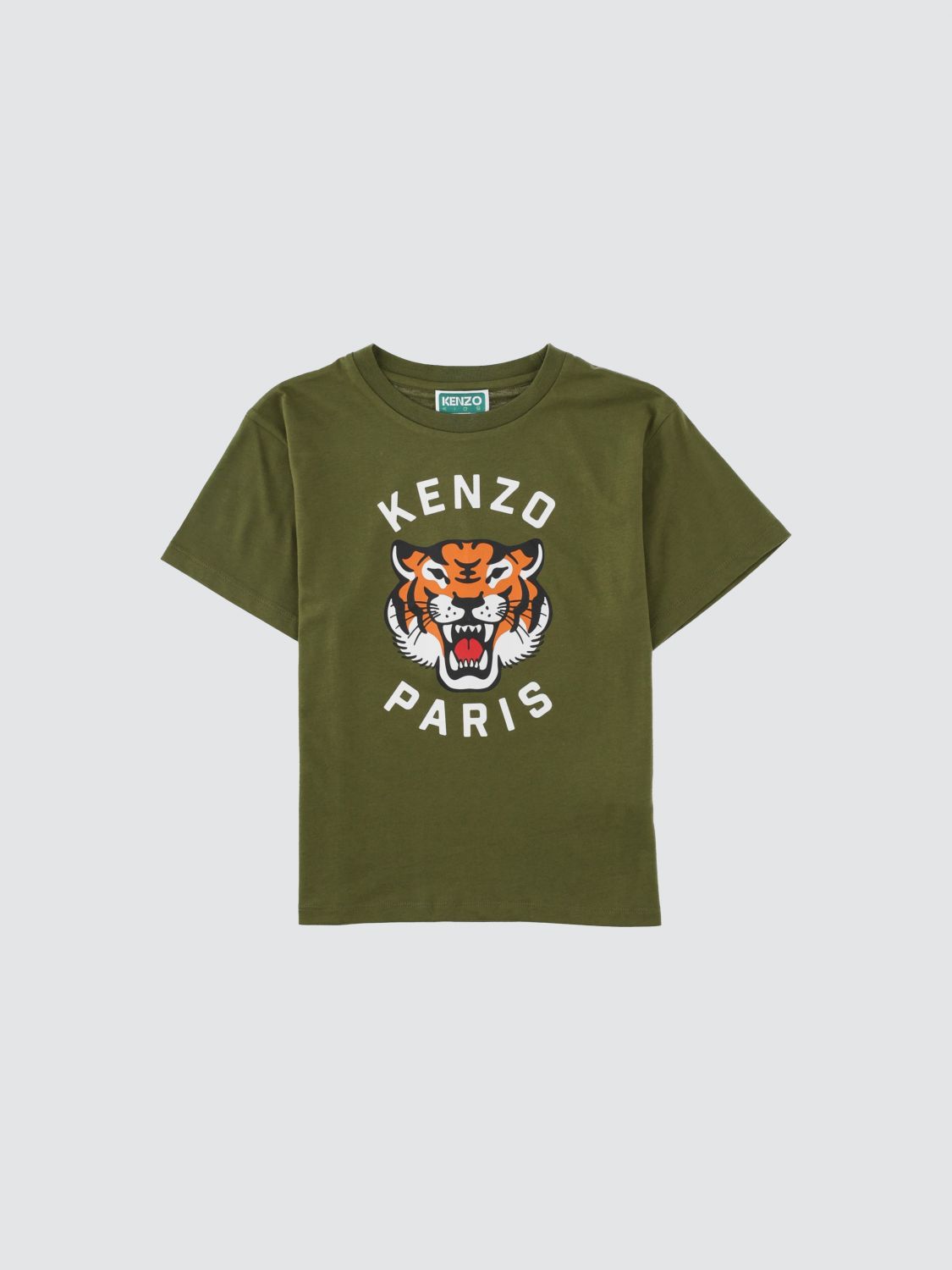 KENZO T-Shirt für Jungen aus Baumwolle mit grafischem Logodruck