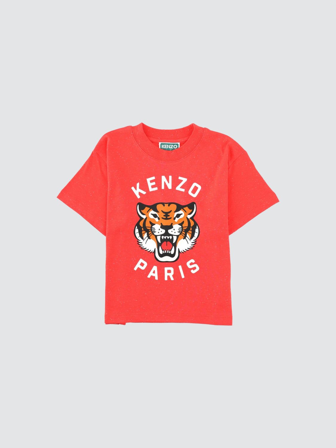 KENZO Boy's Cotton-Blend T-Shirt with Graphic Print