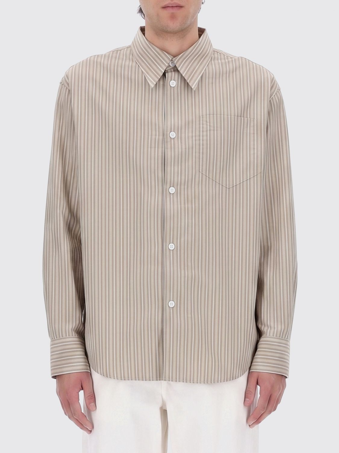 AMI PARIS Shirt Men color Beige