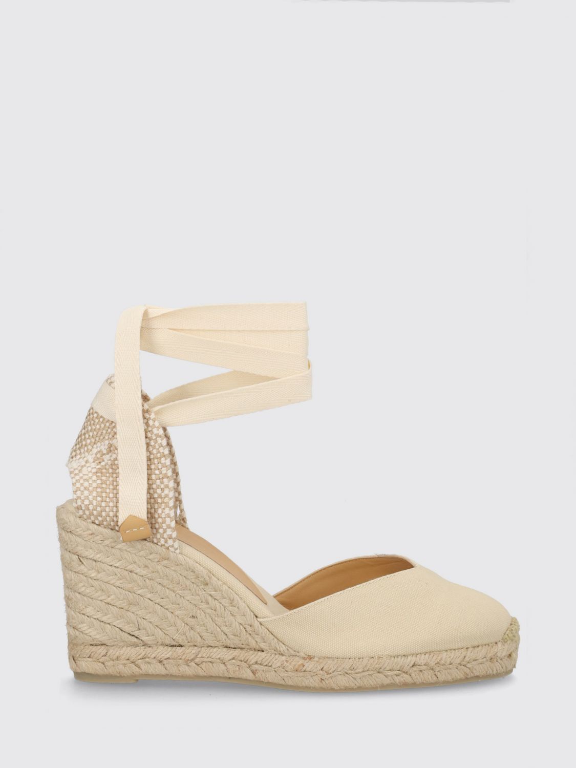 CASTAÑER Wedge Shoes Woman color Ivory