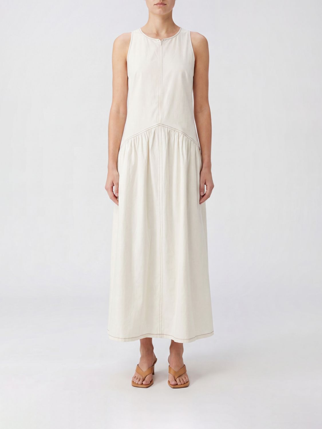 BAUM UND PFERDGARTEN Sleeveless A-Line Maxi Dress in Organic Cotton