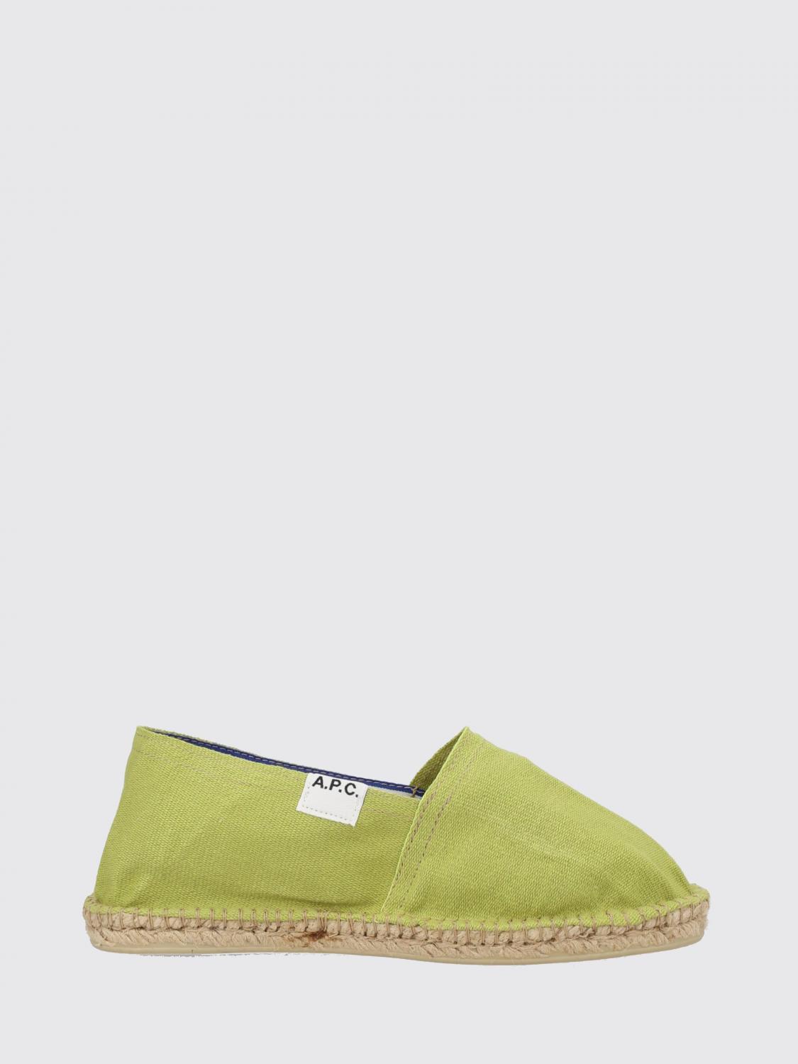 A. P.C. Cotton Espadrilles with Round Toe and Low Heel　A.P.C.ラウンドトゥ＆ローヒールのコットンエスパドリーユ A.
