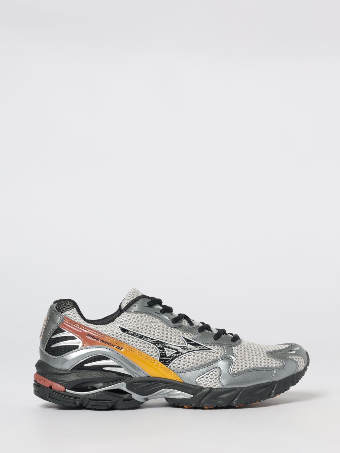 MIZUNO Sneakers basse Wave Rider 10 in mesh con suola in gomma dentellata