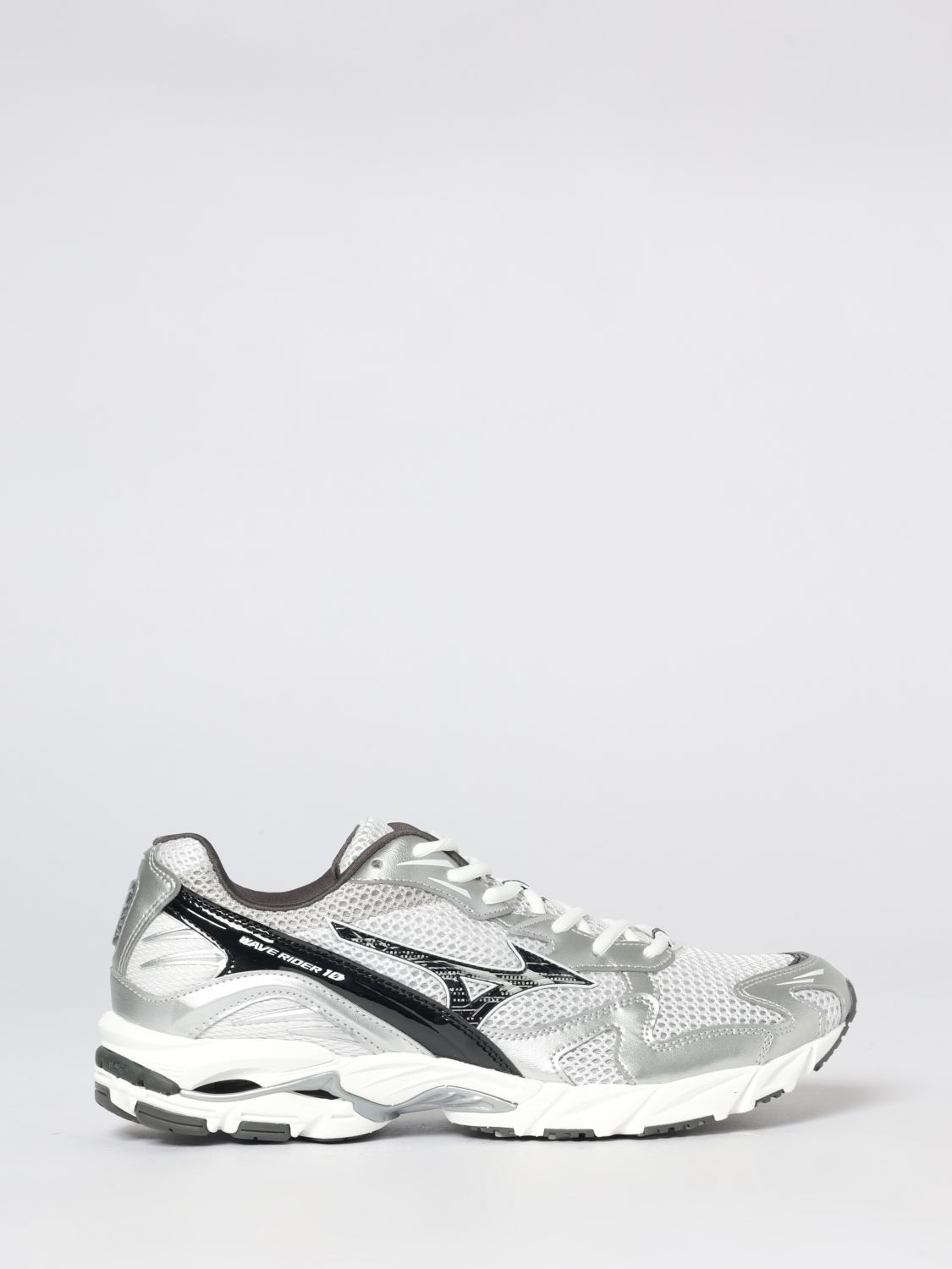 MIZUNO Sneakers basse Wave Rider 10 in mesh con suola in gomma dentellata
