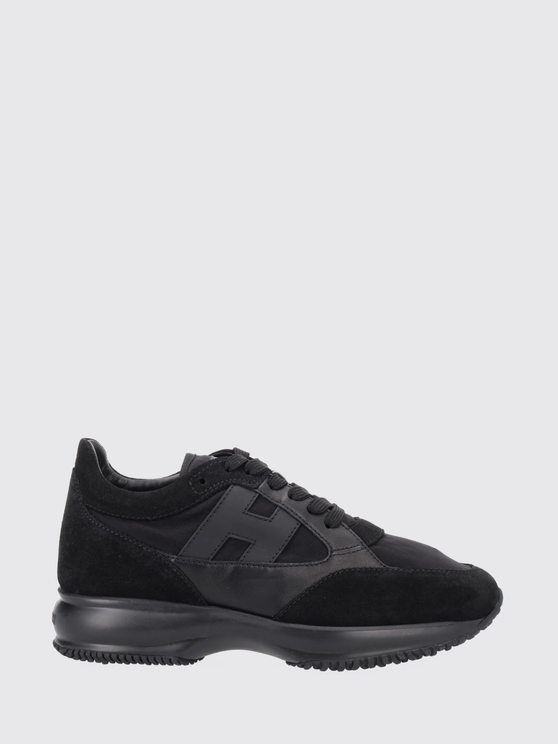 HOGAN Sneakers Interactive in nylon e pelle scamosciata con logo H