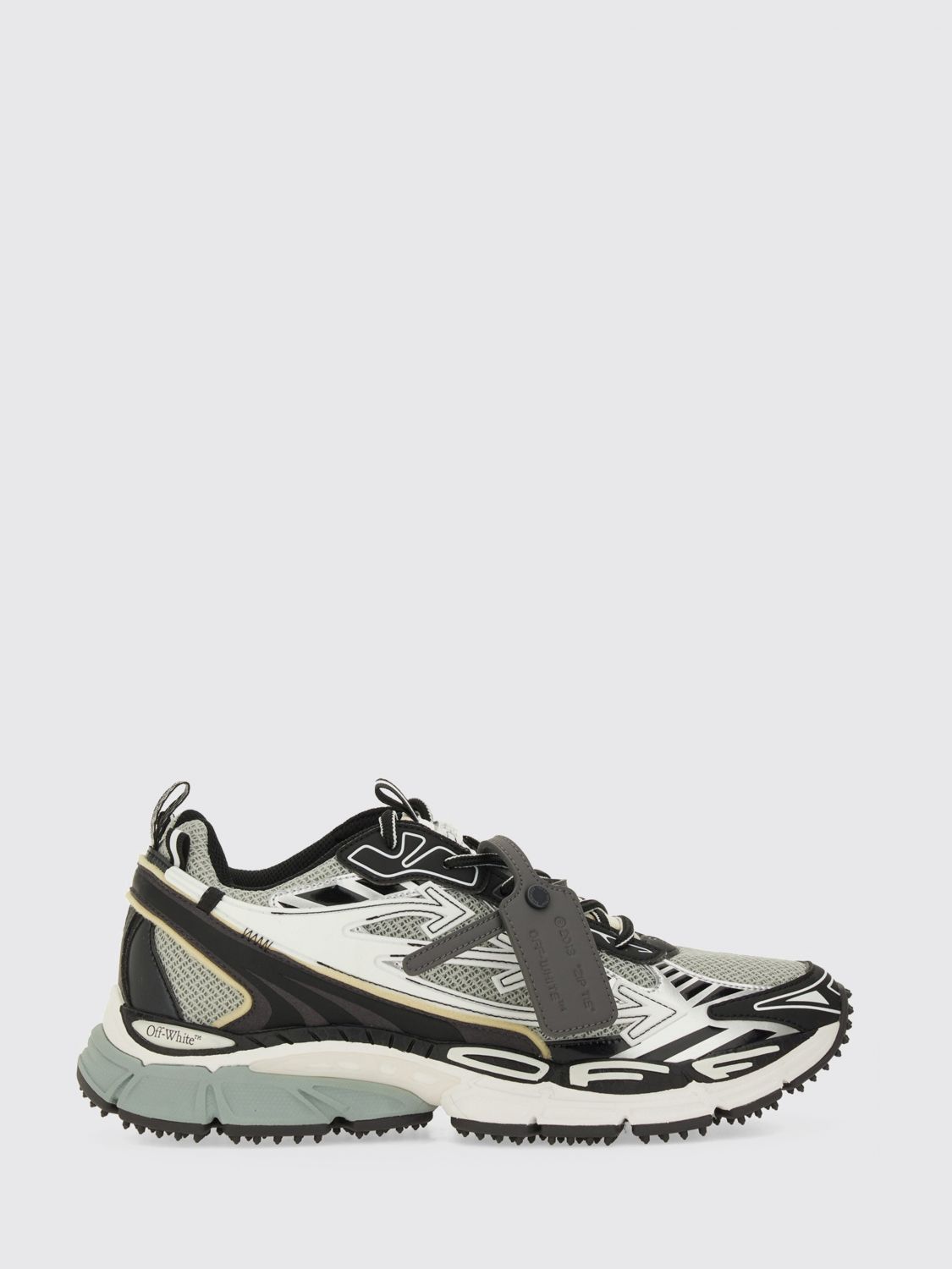 Off-White Sneakers Be Right Back bicolor in tessuto tecnico con suola dentellata