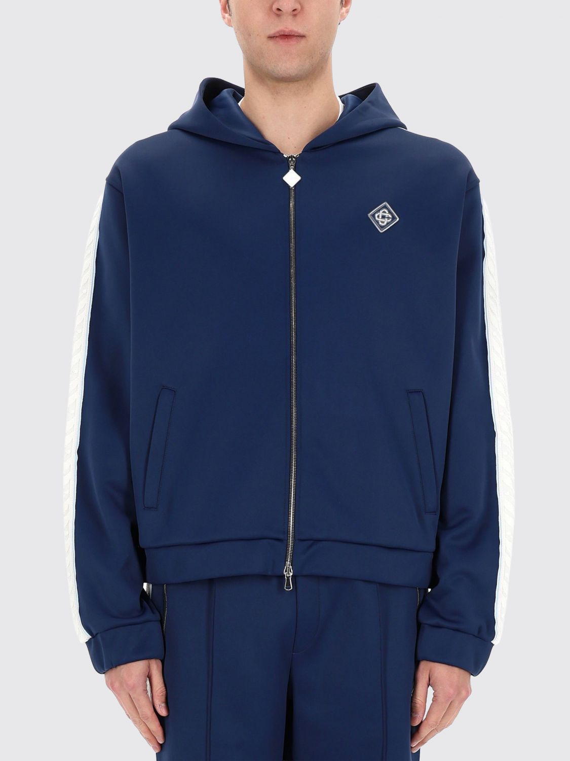 CASABLANCA Sweatshirt Men color Blue