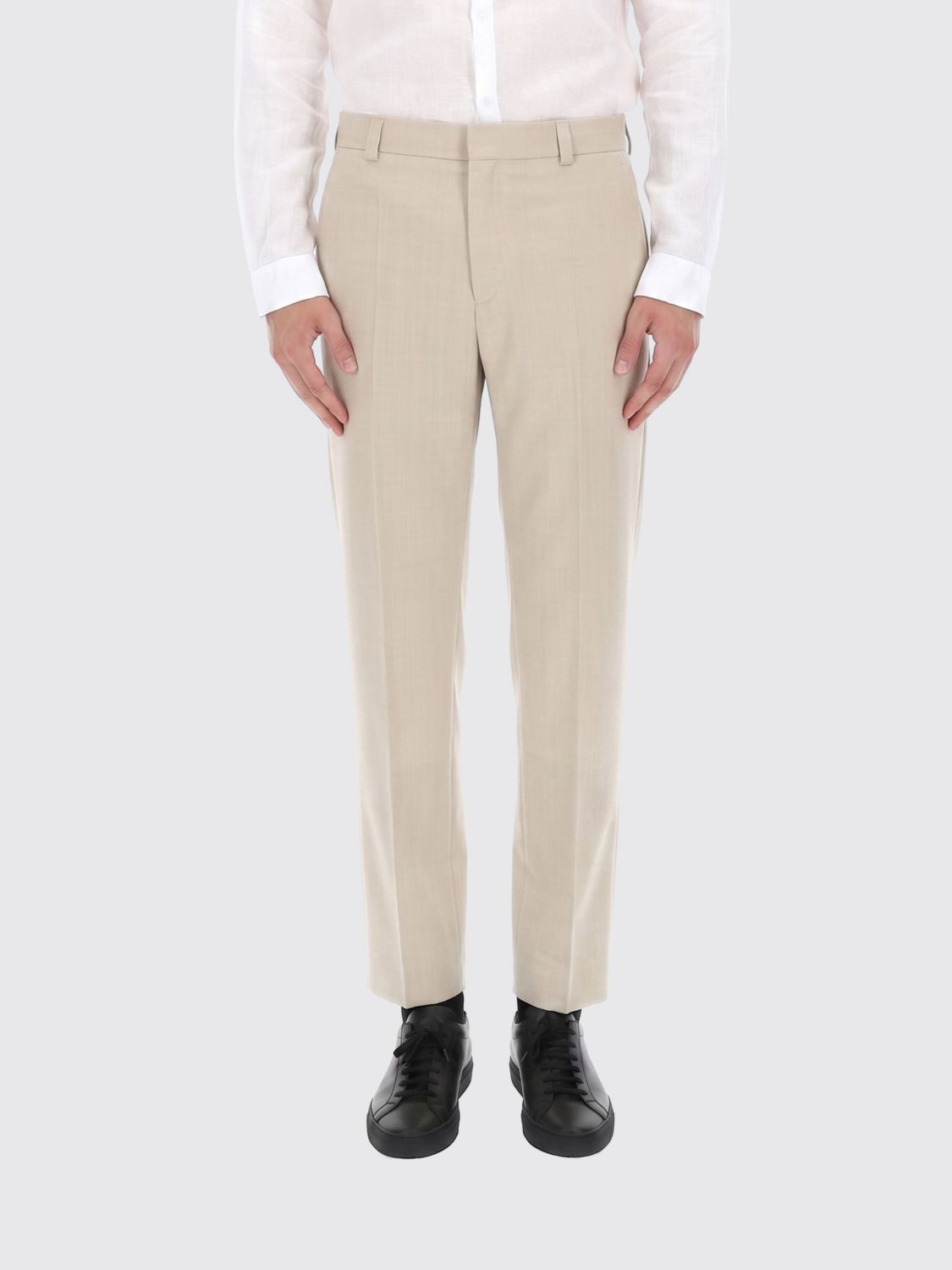 HUGO Pants Men color Beige