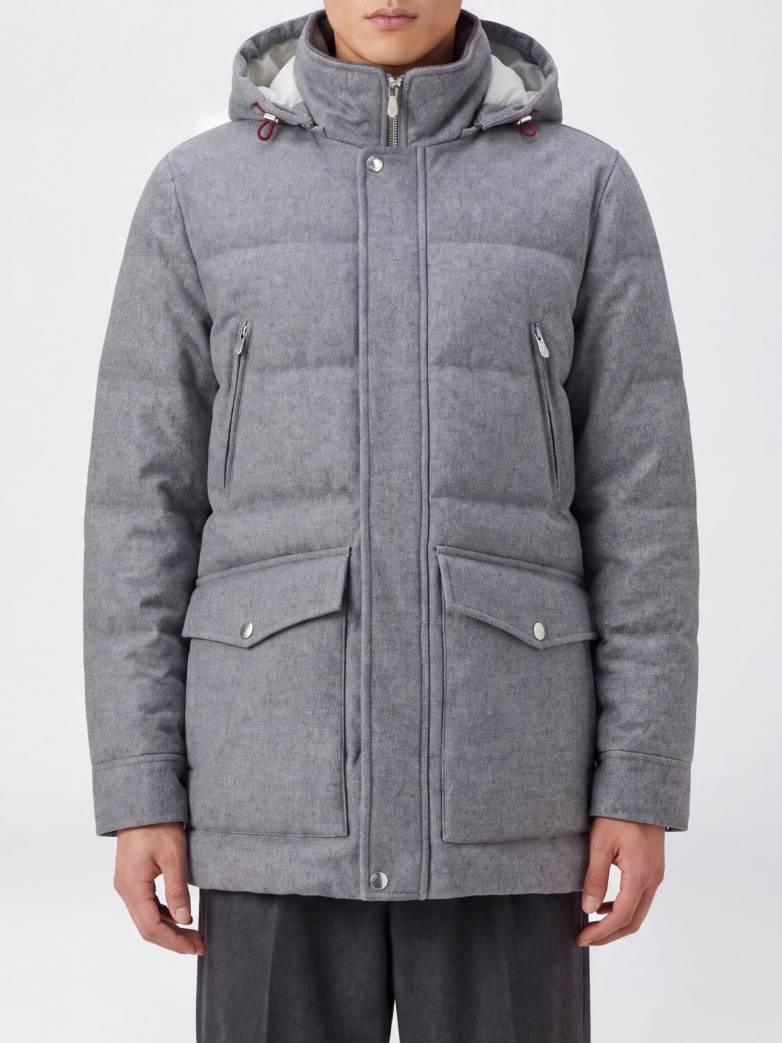 BRUNELLO CUCINELLI Jacket Men color Grey