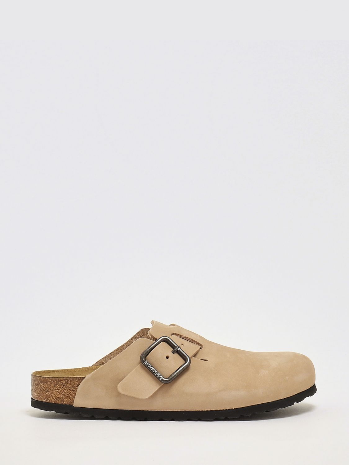 BIRKENSTOCK Boston Clogs in Nubuck Leather with Adjustable Strap
