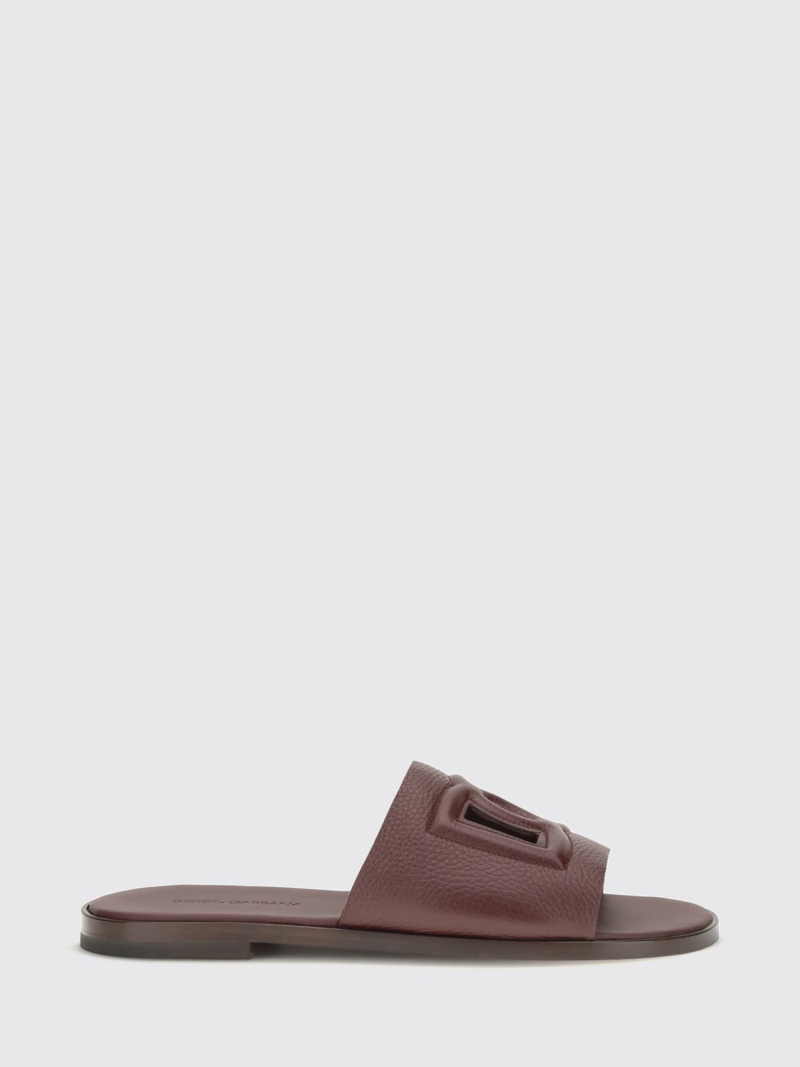 DOLCE & GABBANA Sandals Men color Burgundy