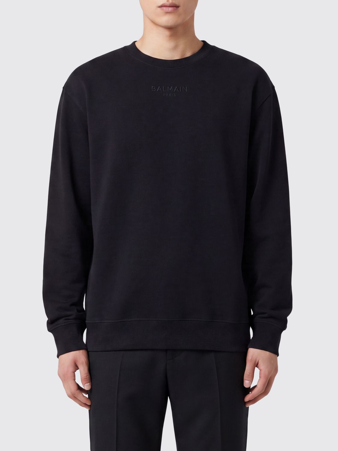 BALMAIN Sweatshirt Men color Black