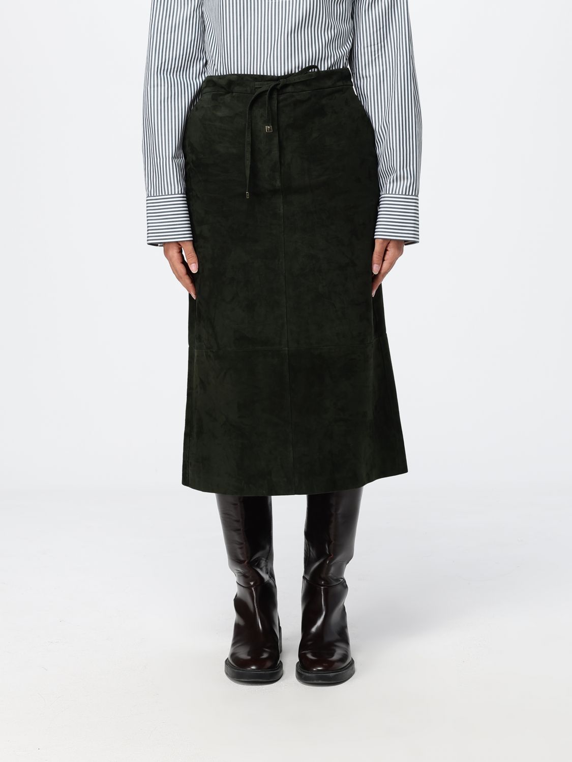 'S MAX MARA Skirt Woman color Green