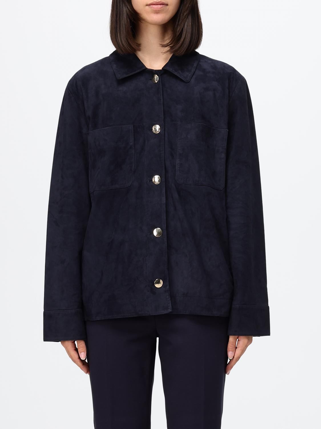 'S MAX MARA Jacket Woman color Blue